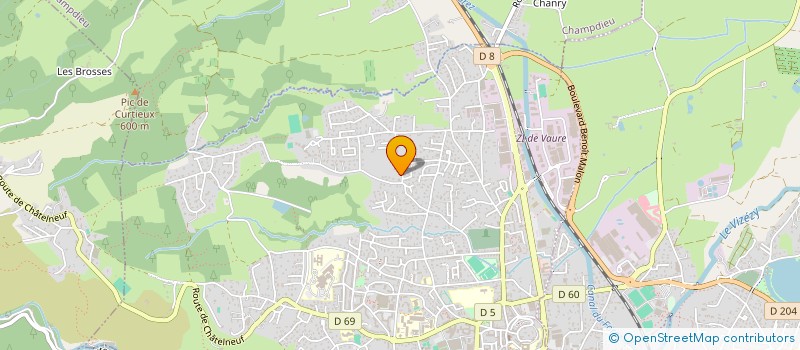 localisation de l'entreprise MONSIEUR JEAN GOUBIER  CHALAIN-LE-COMTAL