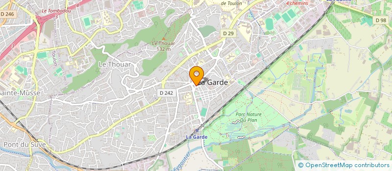 localisation de l'entreprise MONSIEUR JEAN GOUBRON à LA GARDE