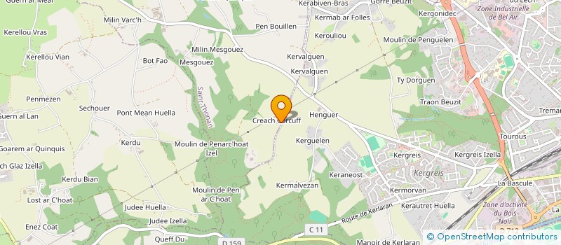 localisation de l'entreprise MONSIEUR JEAN GOUEZ à LANDERNEAU