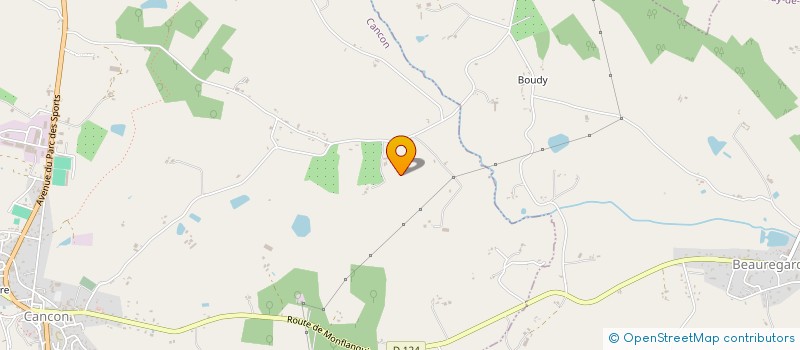 localisation de l'entreprise MONSIEUR JEAN GOUGET  CANCON