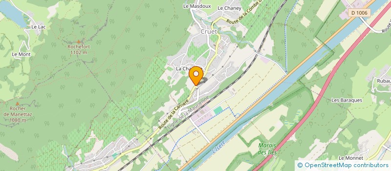 localisation de l'entreprise MONSIEUR JEAN GOUJON  CRUET