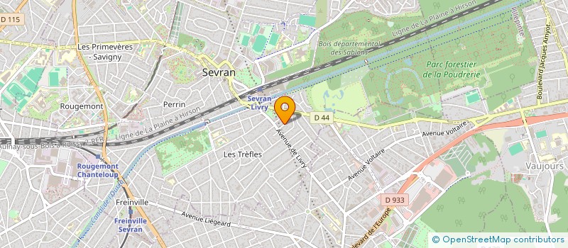 localisation de l'entreprise MONSIEUR JEAN GOULLIART à SEVRAN
