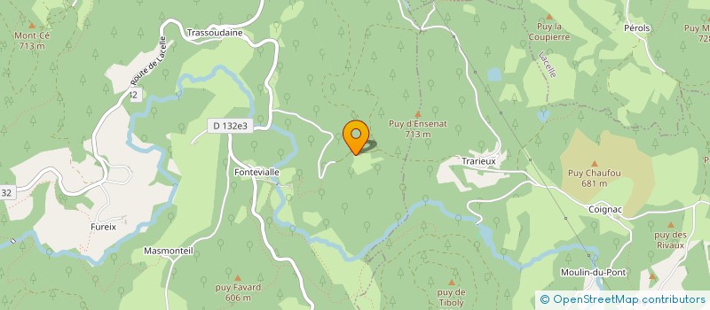 localisation de l'entreprise MONSIEUR JEAN GOUMONDIE  CHAMBERET