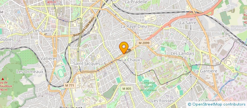 localisation de l'entreprise MONSIEUR JEAN GOURBEYRE  CLERMONT-FERRAND