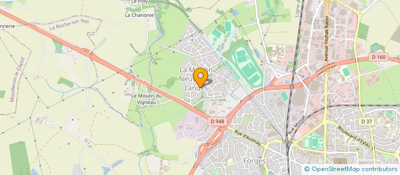 localisation de l'entreprise MONSIEUR JEAN GOURDET à ROCHE SUR YON (LA)