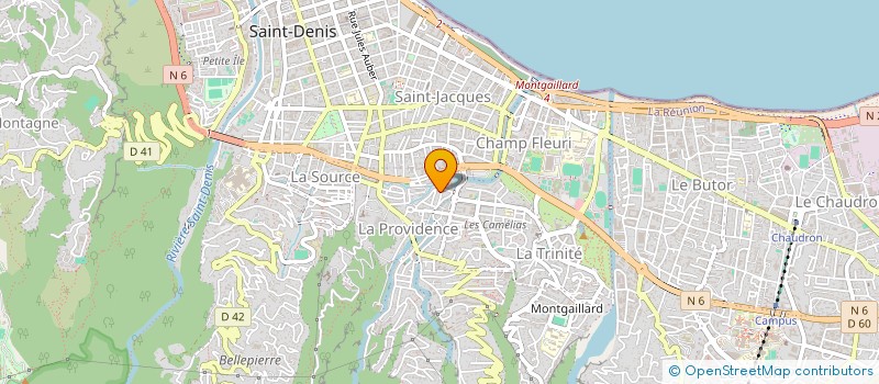 localisation de l'entreprise MONSIEUR JEAN GOURDIALSING à SAINT-DENIS