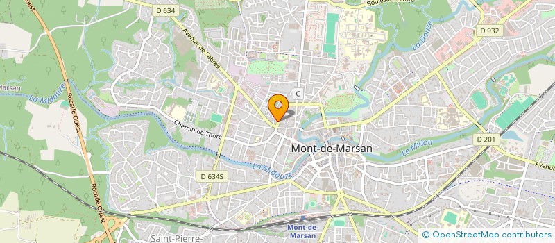 localisation de l'entreprise MONSIEUR JEAN GOURDON à MONT-DE-MARSAN
