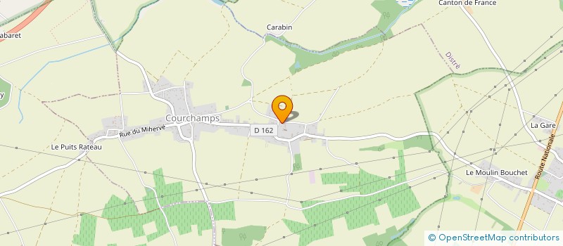 localisation de l'entreprise MONSIEUR JEAN GOURDON  COURCHAMPS