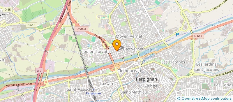 localisation de l'entreprise MONSIEUR JEAN GOURDOU  PERPIGNAN