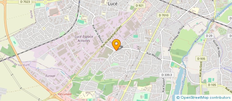 localisation de l'entreprise MONSIEUR JEAN GOURON à LUISANT