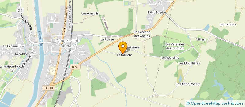 localisation de l'entreprise MONSIEUR JEAN GOURON à DANGE-SAINT-ROMAIN