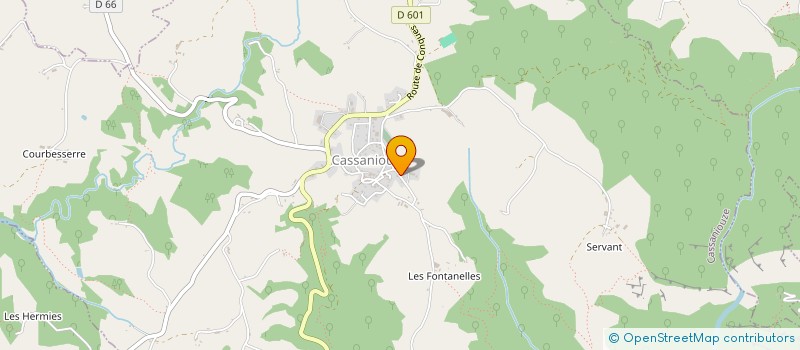 localisation de l'entreprise MONSIEUR JEAN GOUTEL à CASSANIOUZE