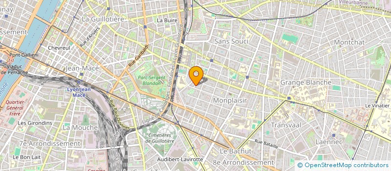 localisation de l'entreprise MONSIEUR JEAN GOUTTERAULT  LYON