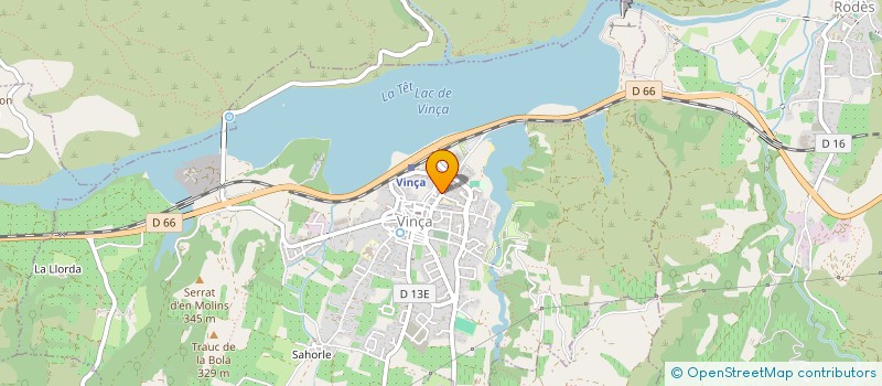 localisation de l'entreprise MONSIEUR JEAN GOUVERNAIRE  VINCA