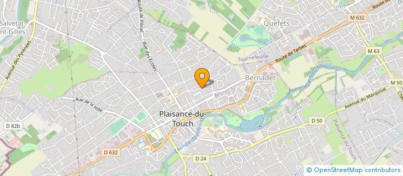 localisation de l'entreprise MONSIEUR JEAN GOUZY  PLAISANCE-DU-TOUCH