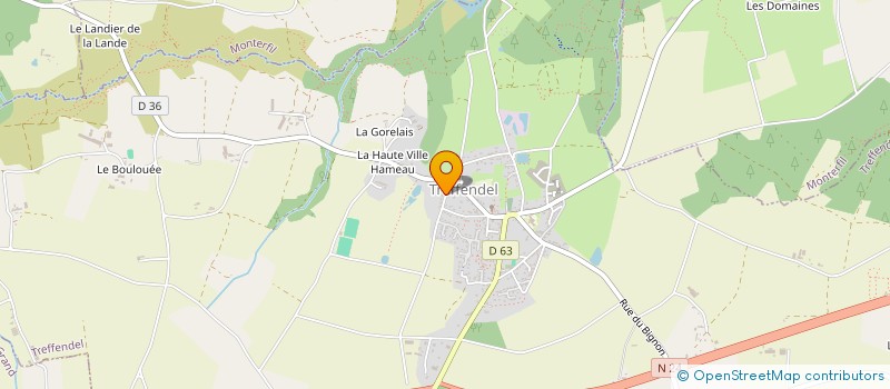 localisation de l'entreprise MONSIEUR JEAN GOVEN à TREFFENDEL