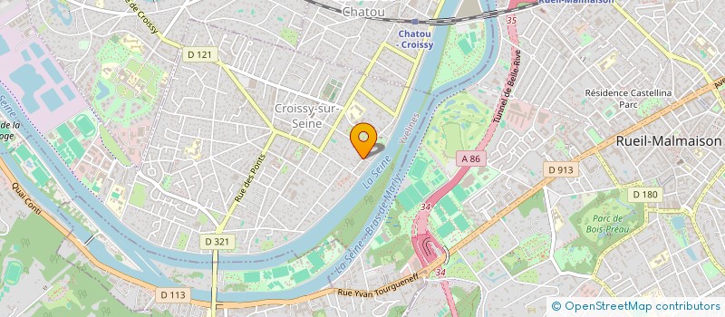 localisation de l'entreprise MONSIEUR JEAN GRAILLOT  CROISSY-SUR-SEINE