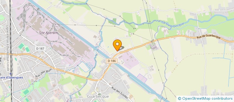 localisation de l'entreprise MONSIEUR JEAN GRALL  ISBERGUES