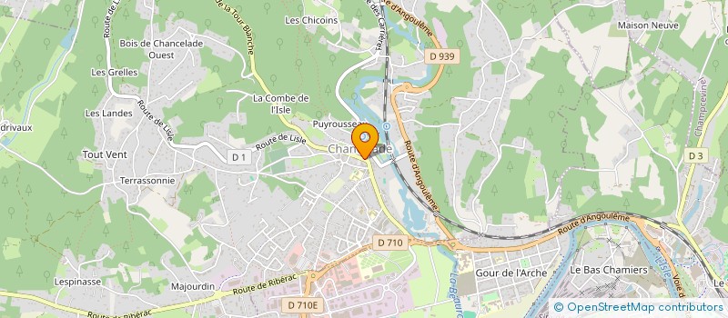 localisation de l'entreprise MONSIEUR JEAN GRANCHAMPS  CHANCELADE