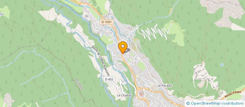 localisation de l'entreprise MONSIEUR JEAN GRANDCHAMP  BRIANCON