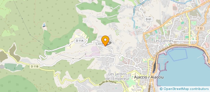 localisation de l'entreprise MONSIEUR JEAN GRANDIN à AJACCIO
