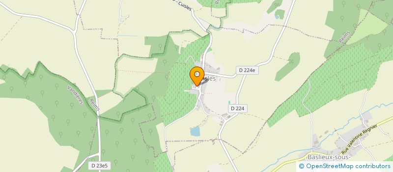 localisation de l'entreprise MONSIEUR JEAN GRANDMAITRE  CUISLES