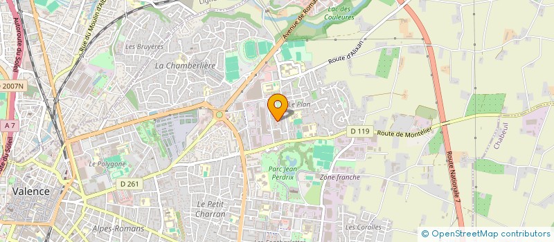 localisation de l'entreprise MONSIEUR JEAN GRANGEON  VALENCE