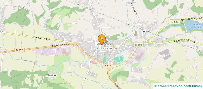 localisation de l'entreprise MONSIEUR JEAN GRANGER  SAINT-JEAN-DE-BOURNAY