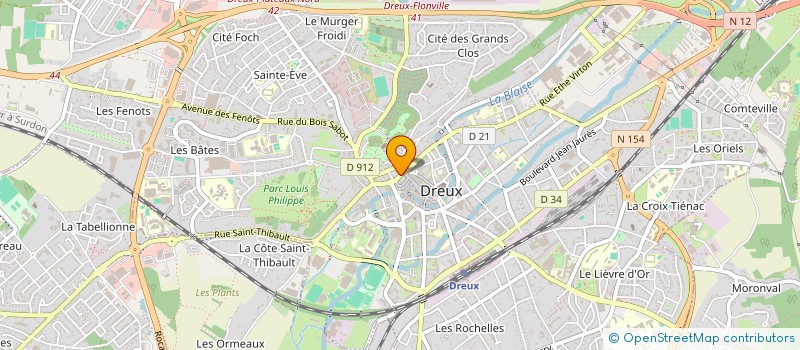 localisation de l'entreprise MONSIEUR JEAN GRANGER à DREUX