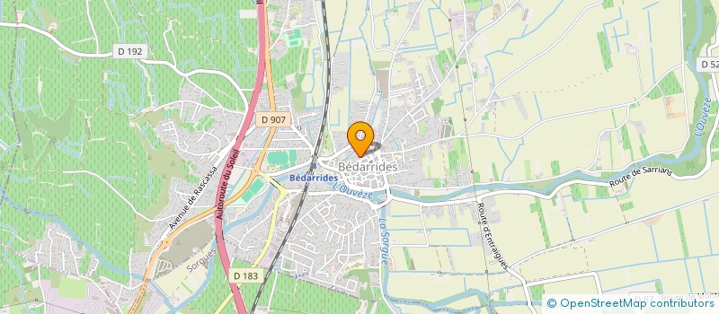 localisation de l'entreprise MONSIEUR JEAN GRANGET  BEDARRIDES