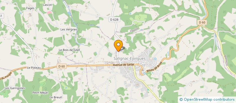 localisation de l'entreprise MONSIEUR JEAN GRANGIE  SALIGNAC-EYVIGUES