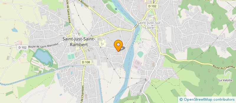 localisation de l'entreprise MONSIEUR JEAN GRANGIER à SAINT-JUST-SAINT-RAMBERT