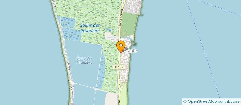 localisation de l'entreprise MONSIEUR JEAN GRANGIER à HYERES