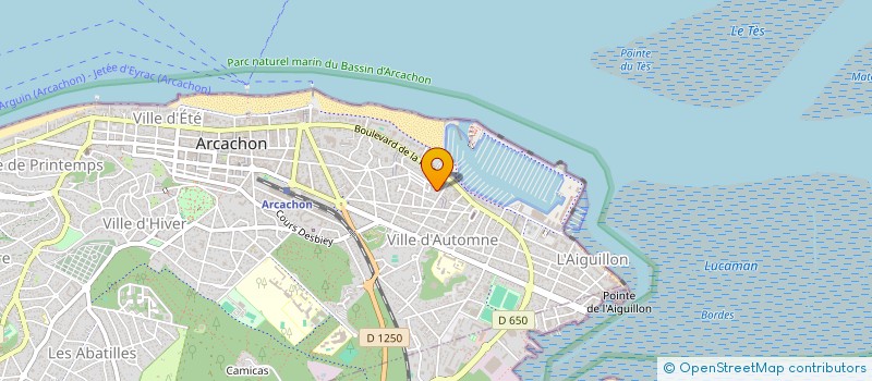 localisation de l'entreprise MONSIEUR JEAN GRANSARD à ARCACHON