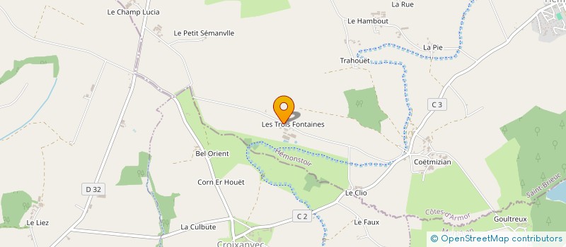 localisation de l'entreprise MONSIEUR JEAN GRANVARLET à HEMONSTOIR