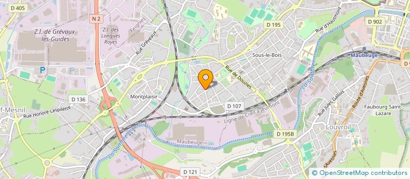localisation de l'entreprise MONSIEUR JEAN GRAS à MAUBEUGE