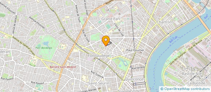 localisation de l'entreprise MONSIEUR JEAN GRAS à BORDEAUX