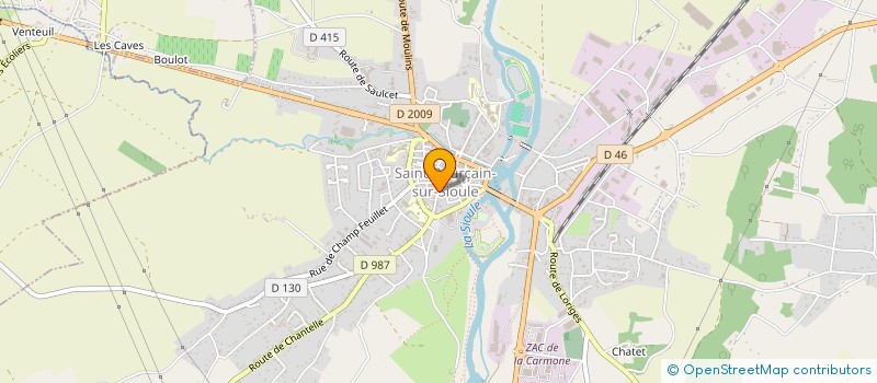 localisation de l'entreprise MONSIEUR JEAN GRAS  SAINT-POURCAIN-SUR-SIOULE