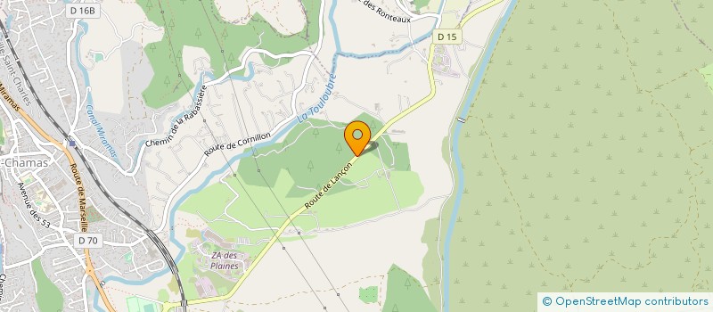 localisation de l'entreprise MONSIEUR JEAN GRASSET  SAINT CHAMAS