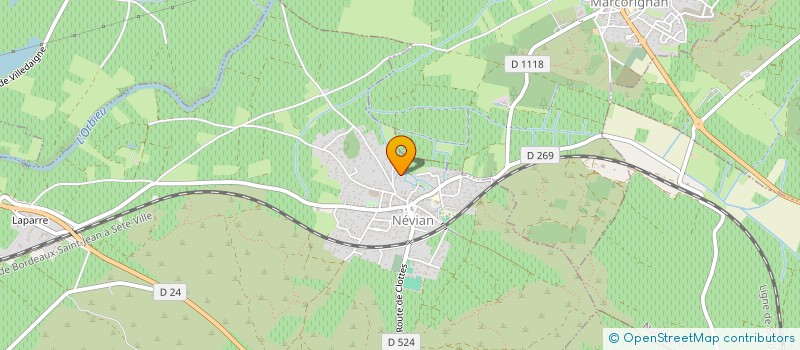 localisation de l'entreprise MONSIEUR JEAN GRATACAP  NEVIAN