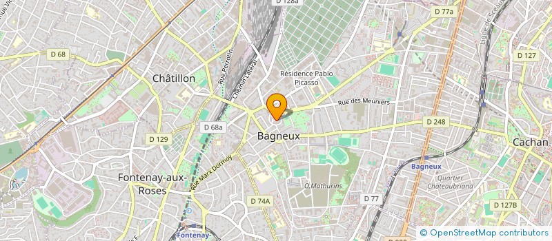 localisation de l'entreprise MONSIEUR JEAN GRATAS à BAGNEUX