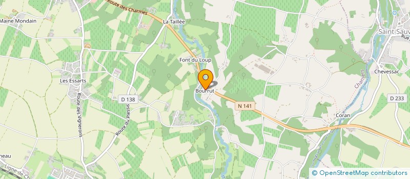 localisation de l'entreprise MONSIEUR JEAN GRATRAUD  CHERAC