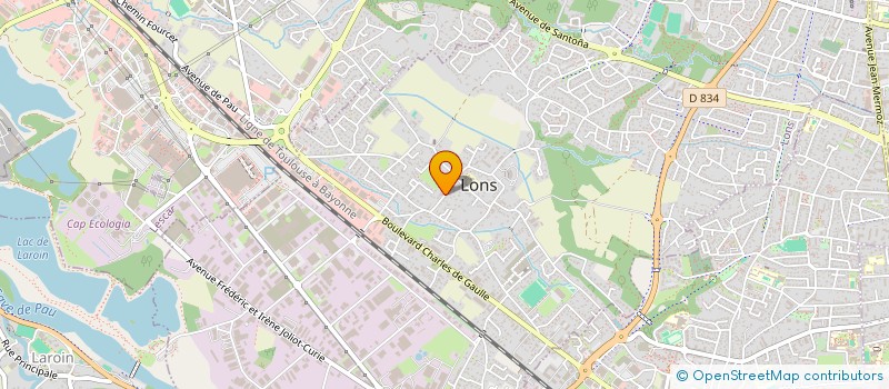 localisation de l'entreprise MONSIEUR JEAN GRAULLE  BILLERE