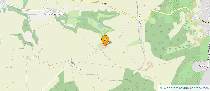 localisation de l'entreprise MONSIEUR JEAN GRAUX  BOUVANCOURT