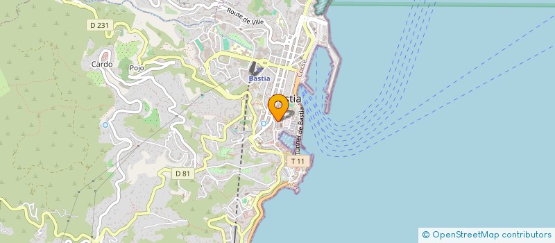 localisation de l'entreprise MONSIEUR JEAN GRAZIANI à BASTIA