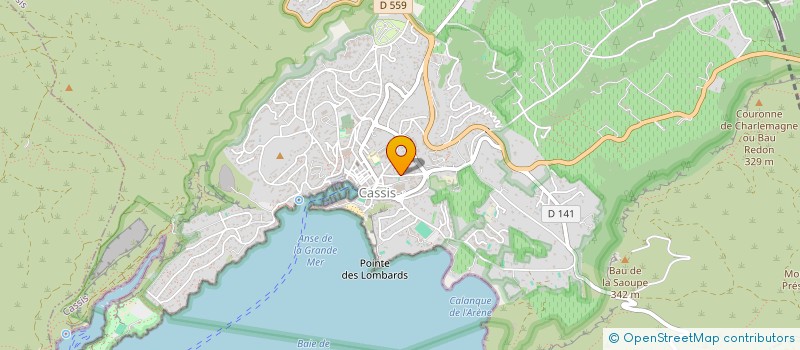 localisation de l'entreprise MONSIEUR JEAN GRAZIANI à CASSIS