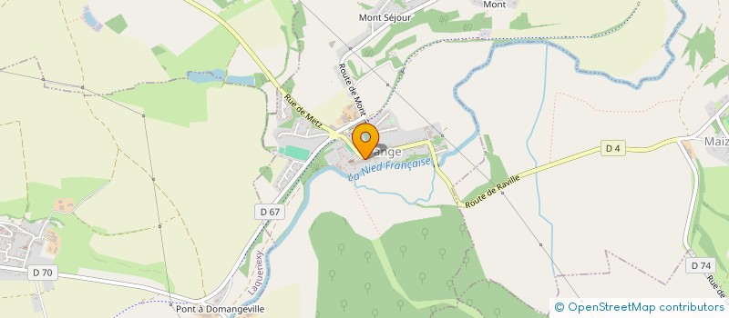 localisation de l'entreprise MONSIEUR JEAN GREFF  PANGE