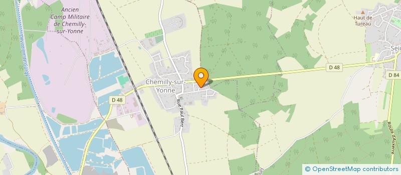 localisation de l'entreprise MONSIEUR JEAN GREGOIRE  CHEMILLY-SUR-YONNE