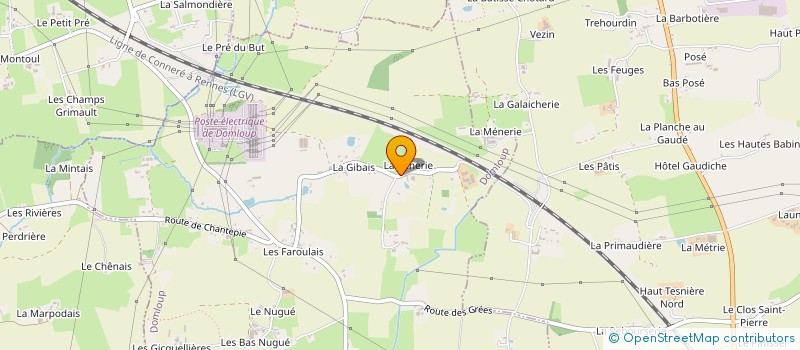 localisation de l'entreprise MONSIEUR JEAN GREGOIRE à DOMLOUP