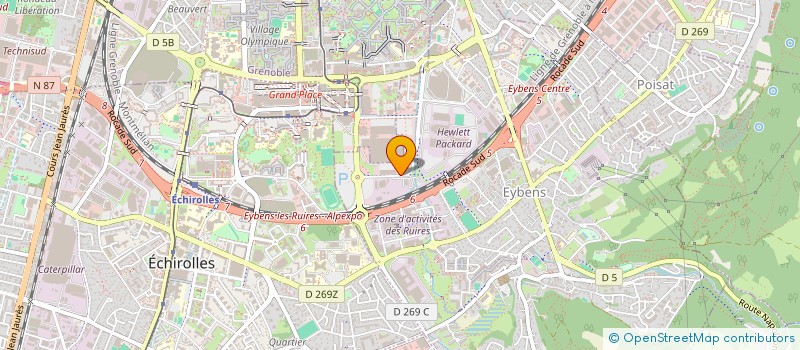 localisation de l'entreprise MONSIEUR JEAN-GREGORY HOSPICE  EYBENS